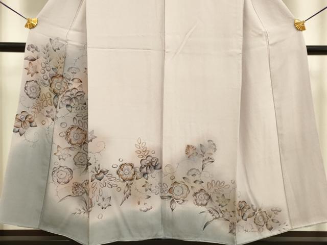 平和屋着物●訪問着　辻が花　暈し染め　正絹　逸品　DABB9717du