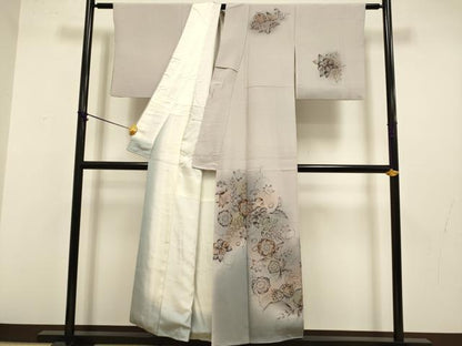 平和屋着物●訪問着　辻が花　暈し染め　正絹　逸品　DABB9717du
