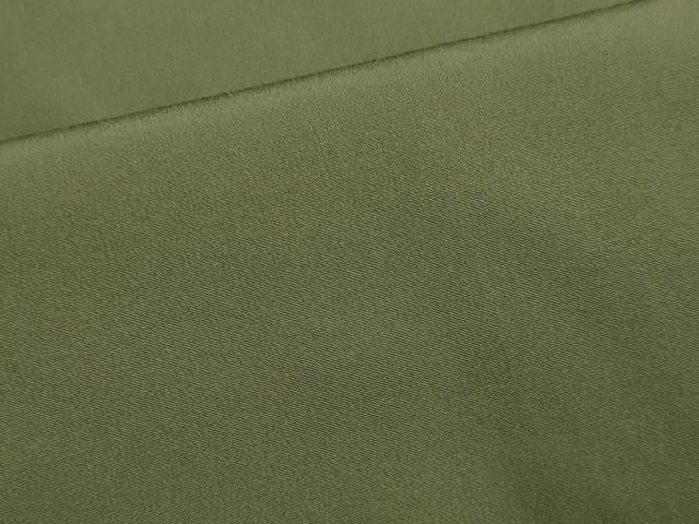 平和屋着物●長襦袢　無双仕立て　濃い海松色　正絹　逸品　未使用　DABB9723du