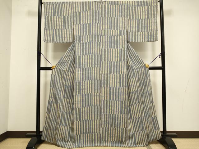 平和屋着物■上質な小紋 竹間道 正絹 逸品 DABB9729du