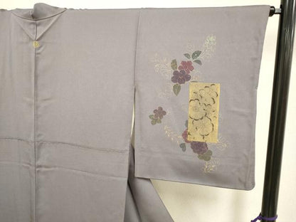 平和屋着物●訪問着 刺繍 辻が花 金彩 正絹 逸品 DABB9746du