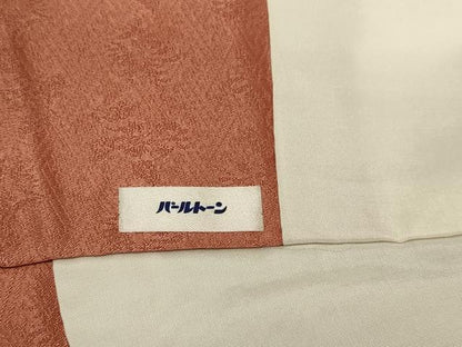 平和屋着物●訪問着 絞り 枝桜文 金彩 正絹 逸品 DABB9757du