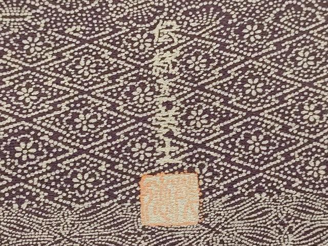平和屋着物●江戸小紋染工房　小林染芸　小林茂徳　江戸小紋　寄せ小紋柄　百柄　正絹　逸品　DABB9762du