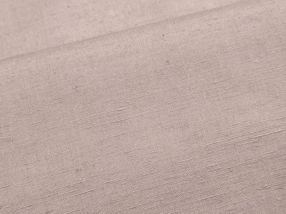 平和屋着物●結城紬 色無地 薄柿色 正絹 逸品 未使用 DABB9775du