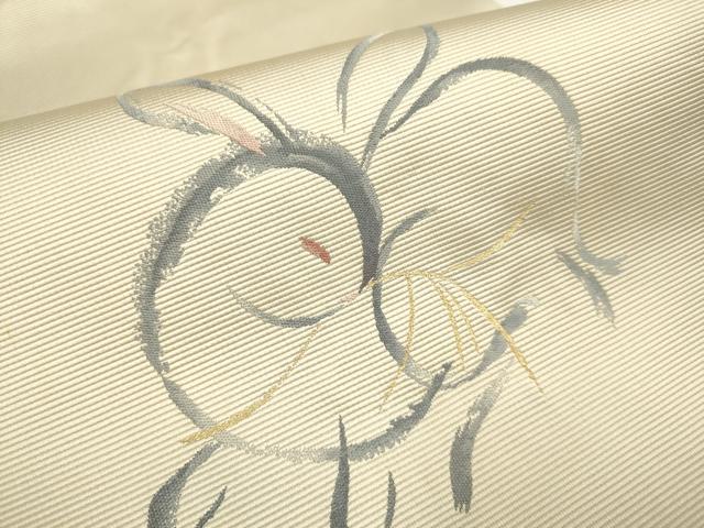 平和屋着物●西陣 とみや織物謹製 とみや帯 定通隆祥 太鼓柄袋帯 卯 金糸 正絹 逸品 DABB9806du