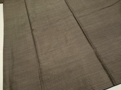 平和屋着物■男性　本場大島紬　アンサンブル　幾何学文様　正絹　逸品　DABB9881du