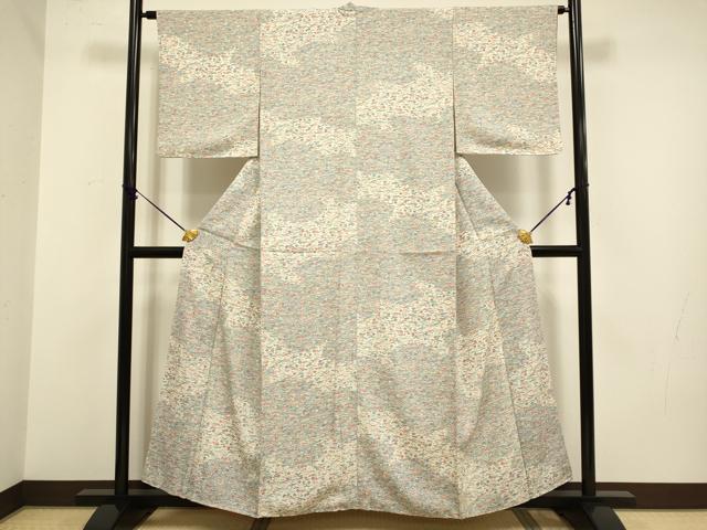 平和屋着物■上質な小紋　松竹梅　正絹　逸品　DABB9950du