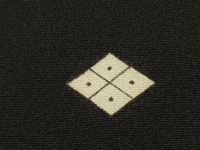 平和屋着物■豪華黒留袖 駒刺繍 扇面吉祥花文 草花シルエット 金彩 正絹 逸品 DABB9967du