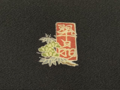 平和屋着物■豪華黒留袖 作家物 立波飛鶴松文 正絹 逸品 DABB9988du