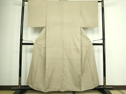 平和屋着物■上質な小紋 変わり間道 正絹 逸品 DABC0012sf