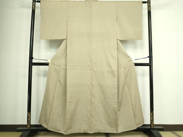 平和屋着物■上質な小紋 変わり間道 正絹 逸品 DABC0012sf