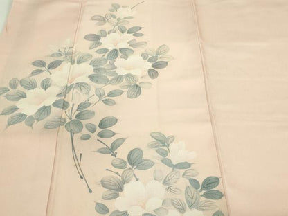 平和屋着物■訪問着 手描き 枝花文 暈し染め 金彩 正絹 逸品 DABC0124sf