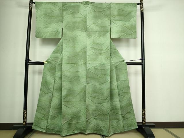 平和屋着物■上質な小紋 抽象文様 正絹 逸品 DABC0125sf