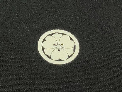 平和屋着物■豪華黒留袖 駒刺繍 御所車地紙花文 暈し染め 金彩 正絹 逸品 DABC0261sf