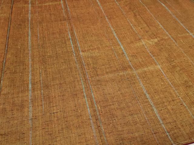 平和屋着物■上質な紬 縞 正絹 逸品 未使用 DABC0266sf