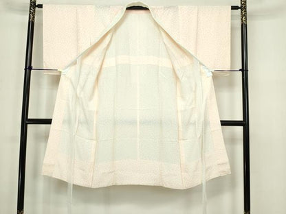 平和屋着物■長襦袢 無双仕立て 舞花文 正絹 逸品 DABC0270sf