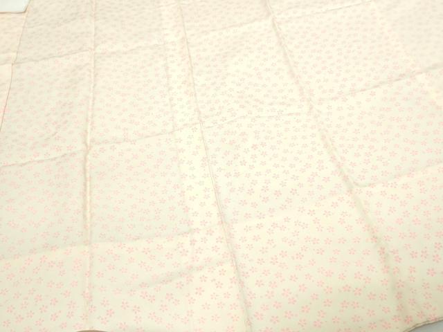平和屋着物■長襦袢 無双仕立て 舞花文 正絹 逸品 DABC0270sf