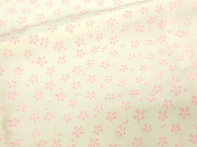 平和屋着物■長襦袢 無双仕立て 舞花文 正絹 逸品 DABC0270sf
