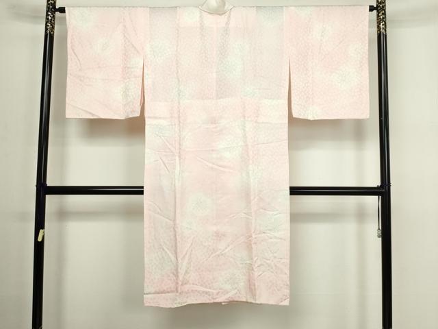 平和屋着物■長襦袢 無双仕立て 舞花文 暈し染め 正絹 逸品 DABC0273sf