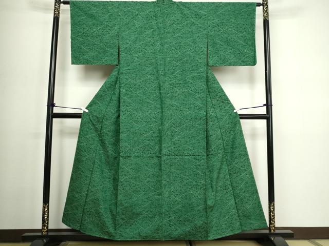 平和屋着物■上質な紬 変わり間道 正絹 逸品 DABC0300sf