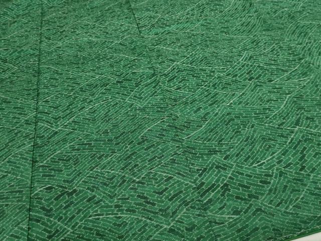 平和屋着物■上質な紬 変わり間道 正絹 逸品 DABC0300sf