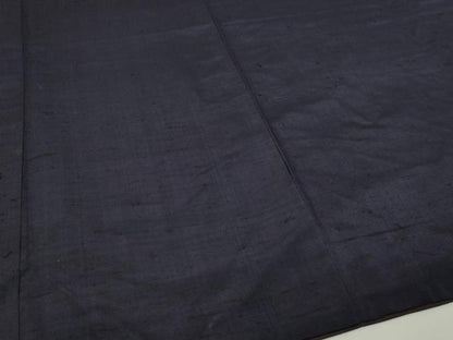 平和屋着物■男性 紬 霞文 青褐色 正絹 逸品 DABC0306sf
