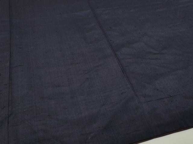 平和屋着物■男性 紬 霞文 青褐色 正絹 逸品 DABC0306sf