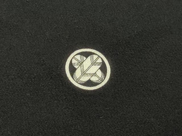 平和屋着物■豪華黒留袖 駒刺繍 御所車花鳥文 金彩 正絹 逸品 DABC0322sf