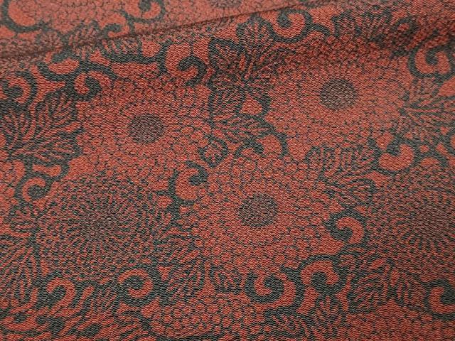平和屋着物■訪問着 江戸小紋 古代菊 正絹 逸品 DABC0323sf