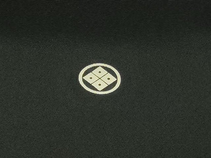 平和屋着物■豪華黒留袖 駒刺繍 飛鶴宝尽くし文 金彩 正絹 逸品 DABC0326sf