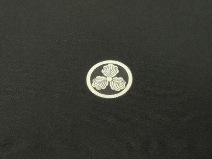 平和屋着物■豪華黒留袖 休み鳥花文 金彩 正絹 逸品 DABC0339sf