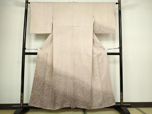 平和屋着物●訪問着　霞文　暈し染め　正絹　逸品　DABC0431sf