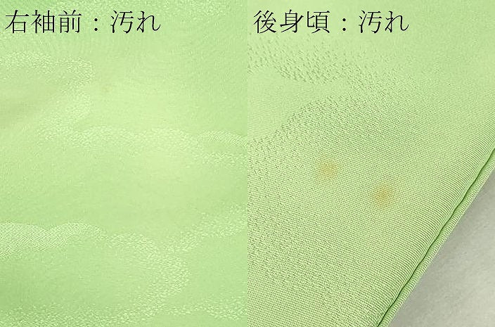 平和屋着物■上質な小紋 雲重ね文 暈し染め 正絹 逸品 DABC0445sf