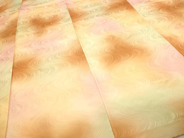 平和屋着物■上質な小紋　流水文　暈し染め　正絹　逸品　DABC0446sf
