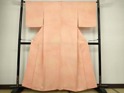 平和屋着物■上質な小紋 芝文 暈し染め 正絹 逸品 DABC0451sf