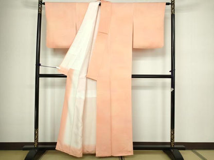 平和屋着物■上質な小紋 芝文 暈し染め 正絹 逸品 DABC0451sf