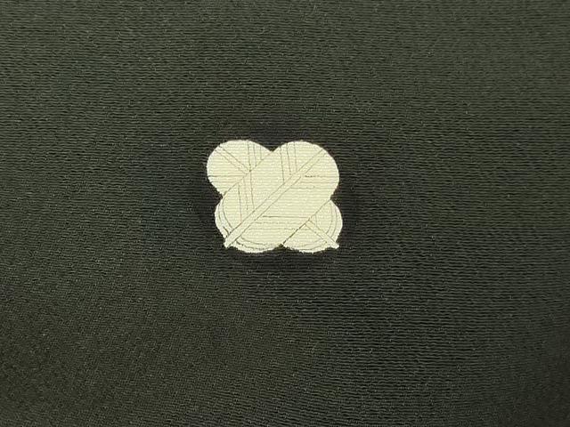 平和屋着物■豪華黒留袖 扇面花鳥文 金彩 正絹 逸品 DABC0507sf
