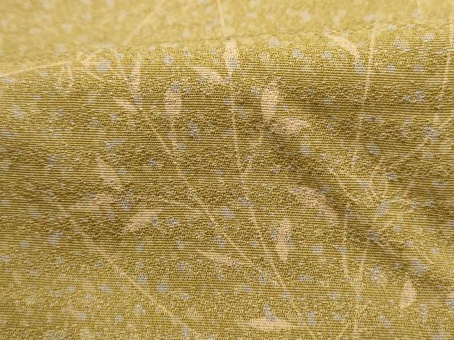平和屋着物■上質な小紋 枝葉文 暈し染め 正絹 逸品 DABC0587qa