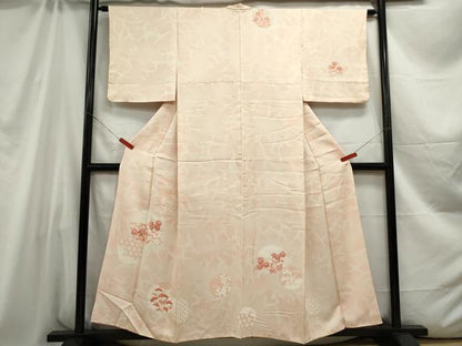 平和屋着物■訪問着 刺繍 花丸文 暈し染め 正絹 逸品 DABC0593qa