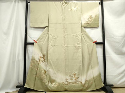 平和屋着物■訪問着 浜松文 舟 暈し染め 金彩 正絹 逸品 DABC0604qa