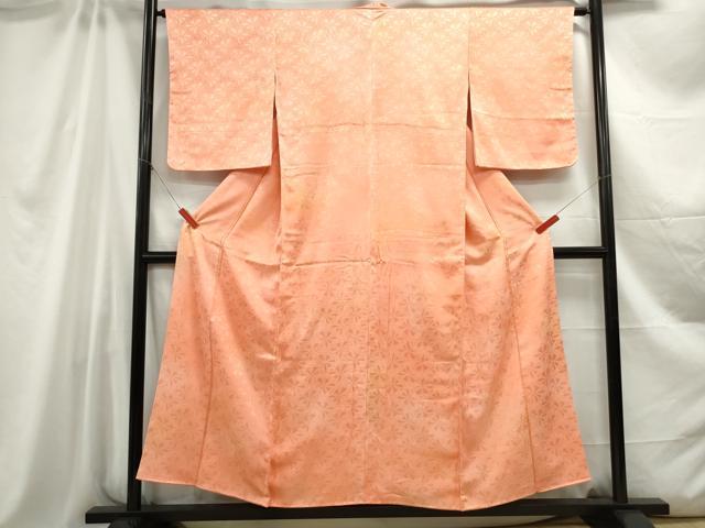 平和屋着物■上質な小紋 片輪車文 暈し染め 正絹 逸品 DABC0613qa