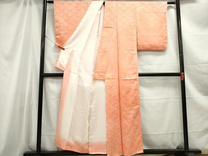 平和屋着物■上質な小紋 片輪車文 暈し染め 正絹 逸品 DABC0613qa