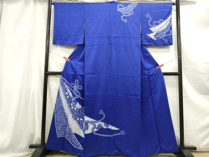 平和屋着物■訪問着 絞り 鬘帯 正絹 逸品 DABC0650qa