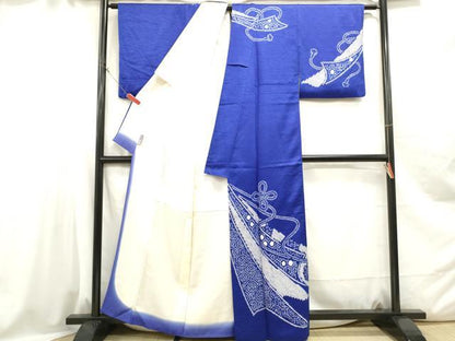 平和屋着物■訪問着 絞り 鬘帯 正絹 逸品 DABC0650qa