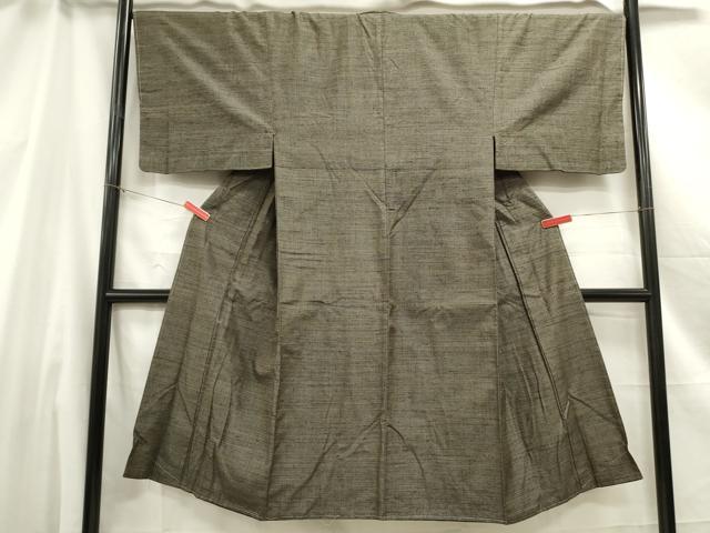 平和屋着物■男性 紬 100亀甲 総詰め 正絹 逸品 DABC0654qa