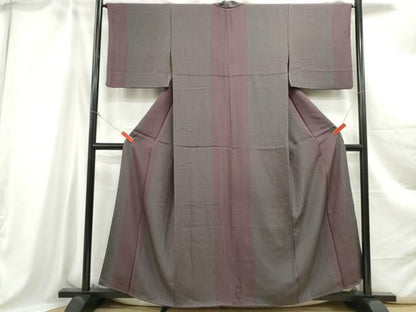 平和屋着物■上質な小紋 花間道 正絹 逸品 DABC0672qa