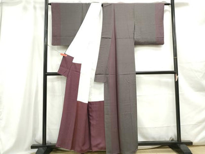 平和屋着物■上質な小紋 花間道 正絹 逸品 DABC0672qa