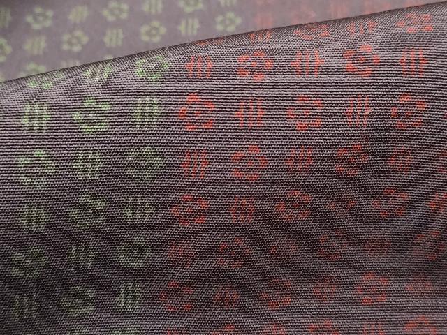 平和屋着物■上質な小紋 花間道 正絹 逸品 DABC0672qa