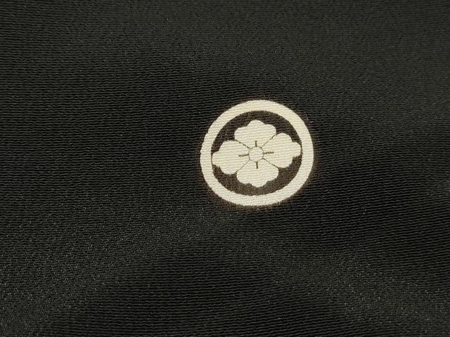 平和屋着物■豪華黒留袖 刺繍 絵巻花鳥文 金彩 正絹 逸品 DABC0692qa