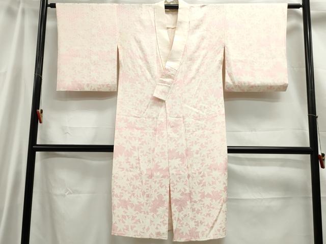 平和屋着物■長襦袢 無双仕立て 楓尽くし 正絹 逸品 DABC0704qa